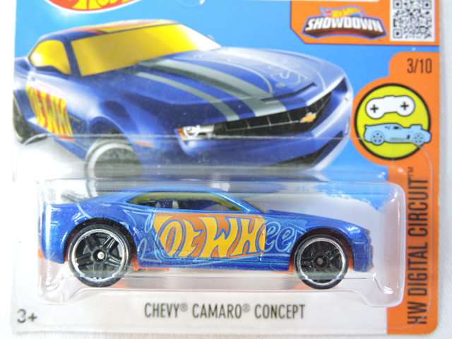 Hot Wheels CHEVY CHEVROLET Camaro Concept (  Blue HW )