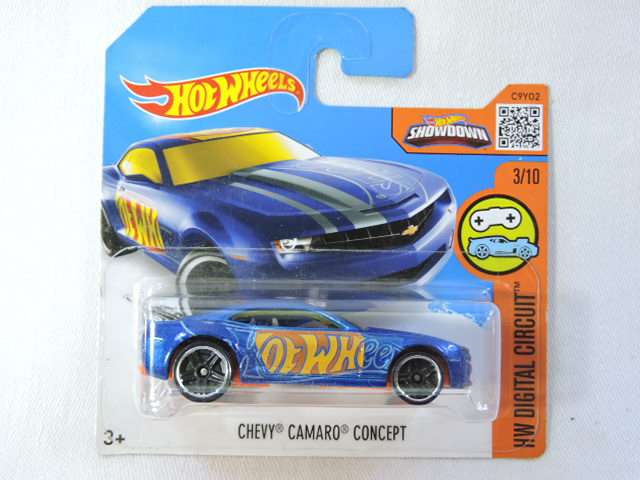 Hot Wheels CHEVY CHEVROLET Camaro Concept (  Blue HW )