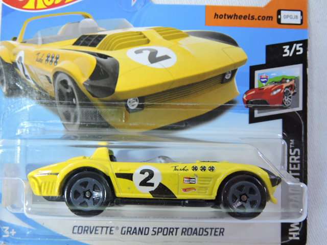 Hot Wheels CHEVY CHEVROLET Corvette Grand Sport Roadster  ( Yellow #2 )