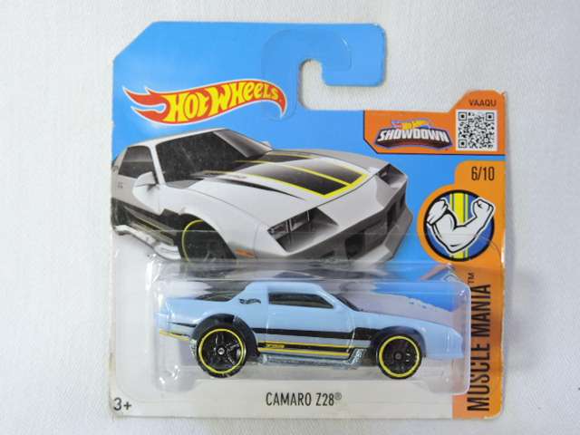Hot Wheels CHEVY CHEVROLET Camaro Z 28 ( Blue )