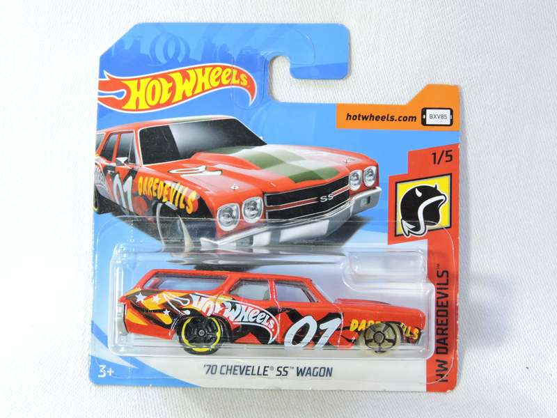 Hot Wheels CHEVY CHEVROLET Chevelle SS Wagon ( Red HW #1 )