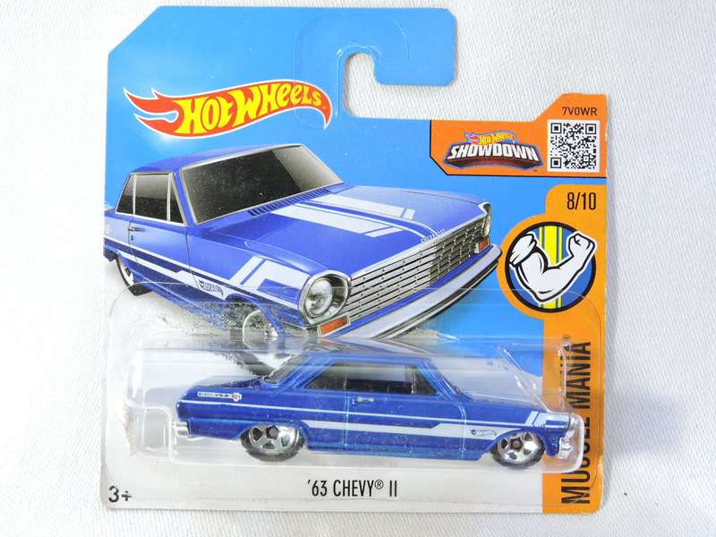 Hot Wheels CHEVY CHEVROLET Chevy 11 ( Blue with white srtipe )