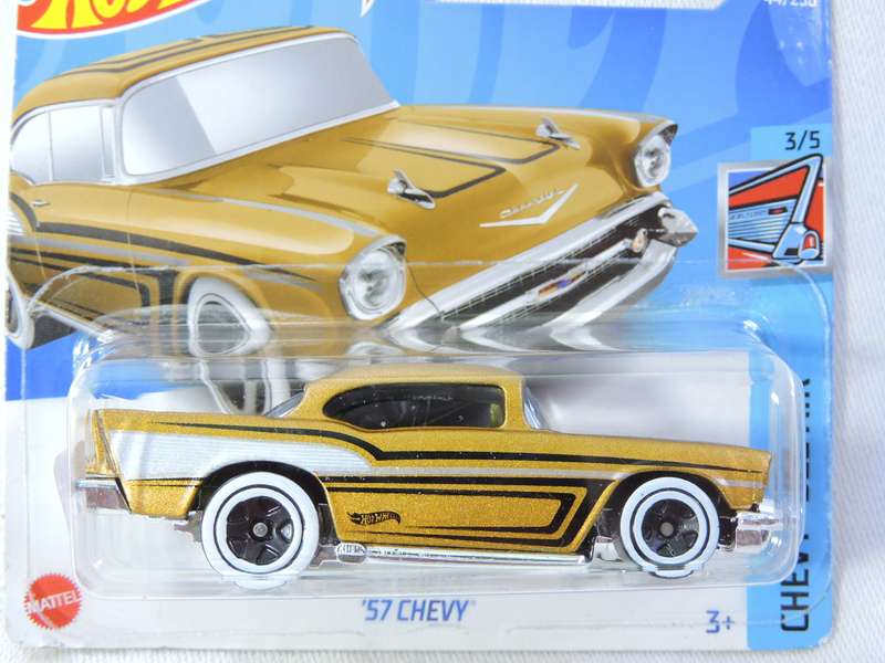 Hot Wheels CHEVY CHEVROLET 57 Chevy ( Gold )
