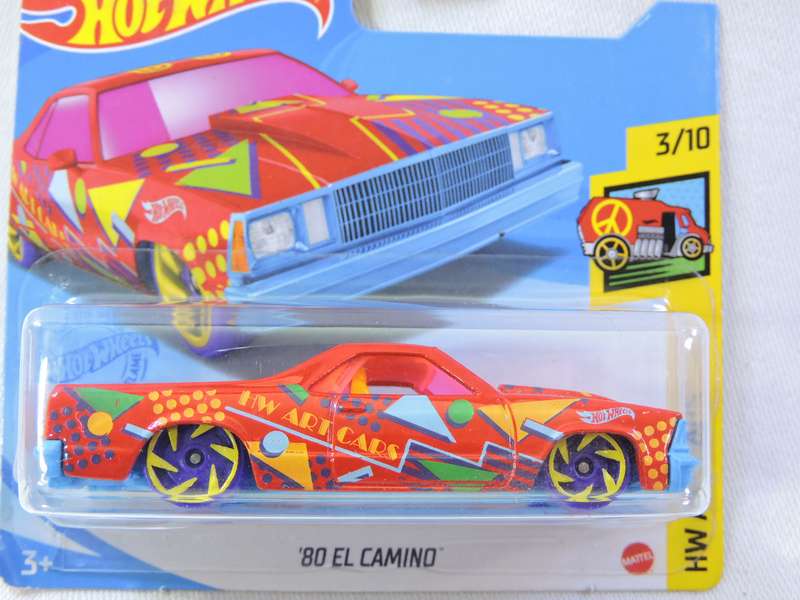 Hot Wheels CHEVY CHEVROLET El Camino ( Art Car Multi colour )