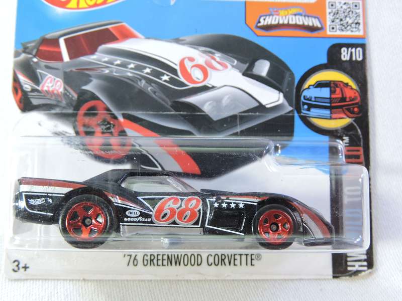 Hot Wheels CHEVY CHEVROLET Greenwood Corvette ( Black #68 )  A