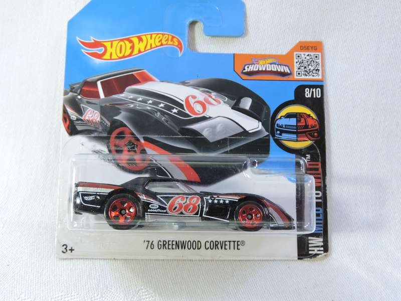 Hot Wheels CHEVY CHEVROLET Greenwood Corvette ( Black #68 )  A