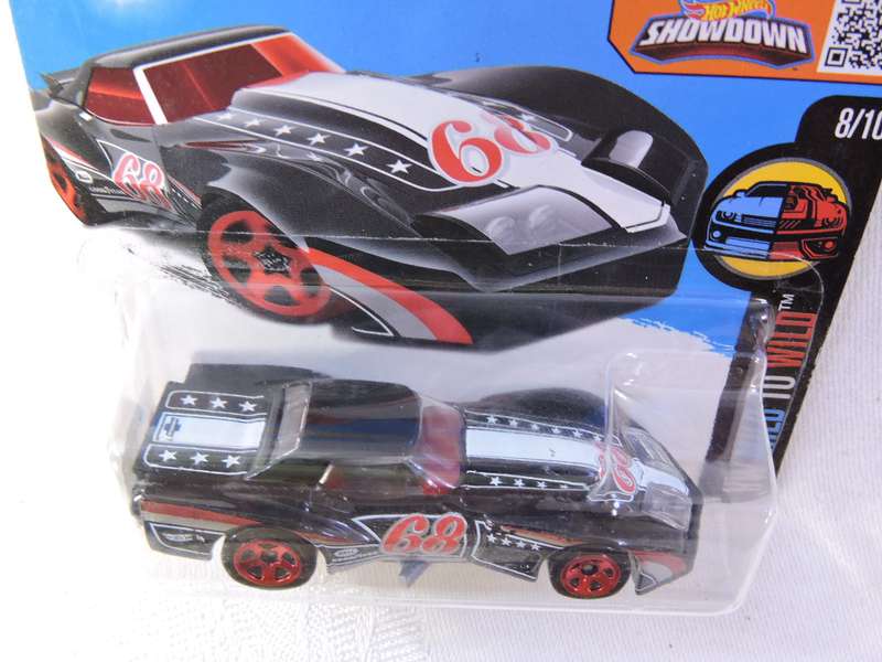 Hot Wheels CHEVY CHEVROLET Greenwood Corvette ( Black #68 )  A