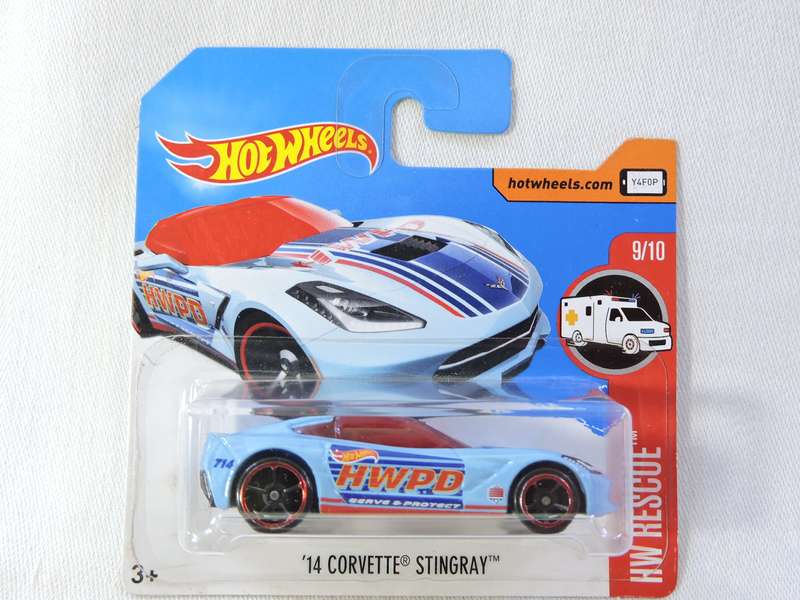 Hot Wheels CHEVY CHEVROLET Corvette Stingray ( Blue HWPD )