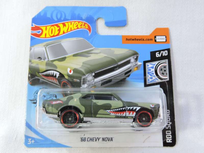 Hot Wheels CHEVY CHEVROLET Chevy Nova ( Green shark teeth )