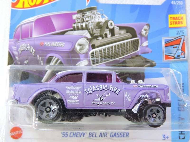 Hot Wheels CHEVY CHEVROLET Bel Air Gasser ( Purple )