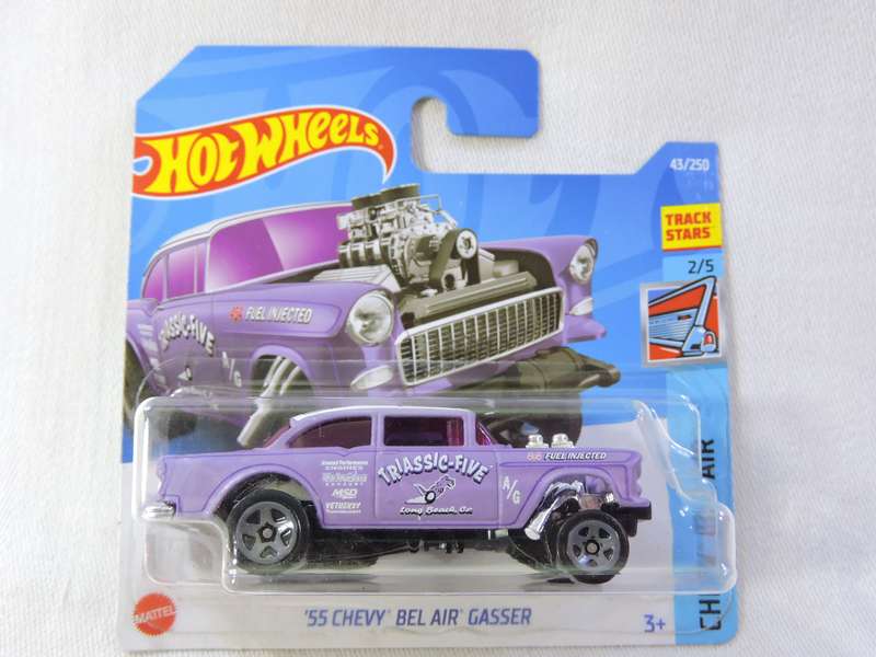 Hot Wheels CHEVY CHEVROLET Bel Air Gasser ( Purple )