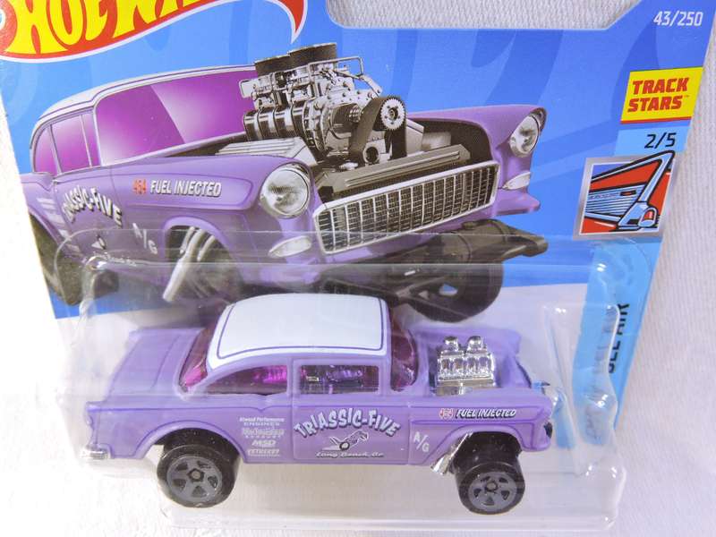 Hot Wheels CHEVY CHEVROLET Bel Air Gasser ( Purple )