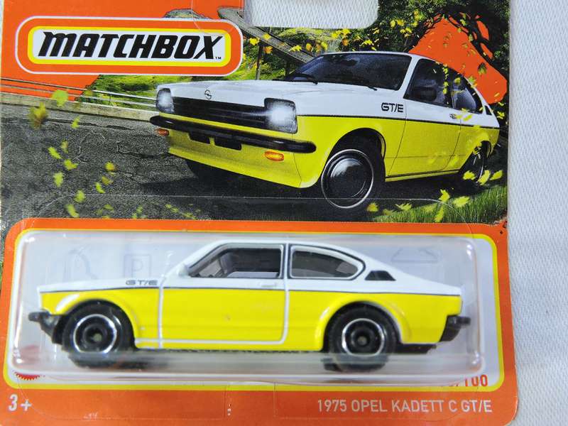 Matchbox OPEL KADETT C GT/E ( Yellow/white )  Like Hot Wheels