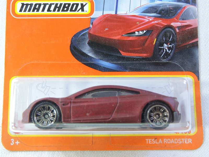 Matchbox TESLA ROADSTER ( Red )  Like Hot Wheels