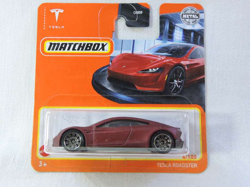 Matchbox TESLA ROADSTER ( Red )  Like Hot Wheels