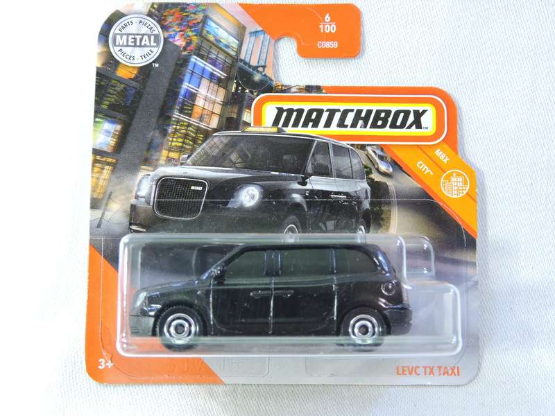 Matchbox LEVC TX TAXI ( Black )  Like Hot Wheels