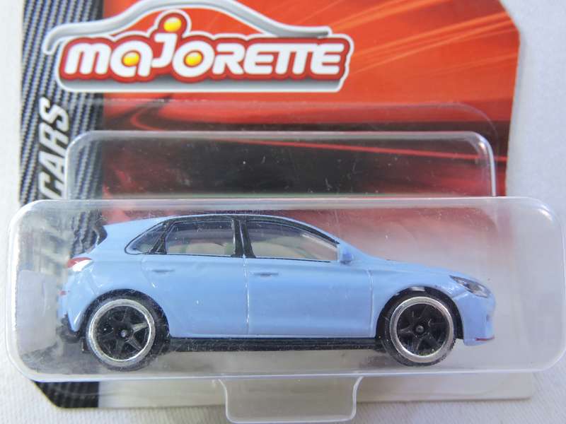 Majorette HYUNDAI i30 N ( Light Blue )  Like Hot Wheels
