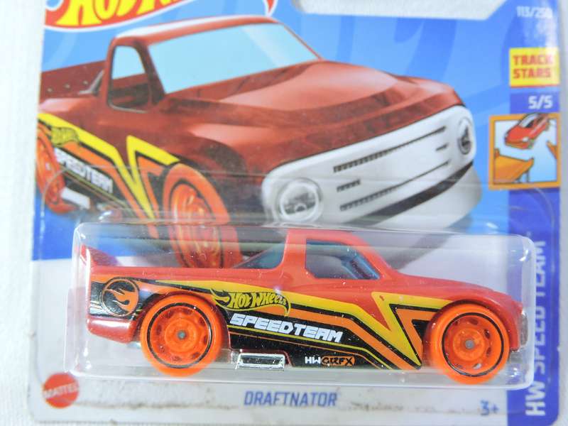 Hot Wheels TREASURE HUNT  DRAFTNATOR Pickup Bakkie ( Orange )
