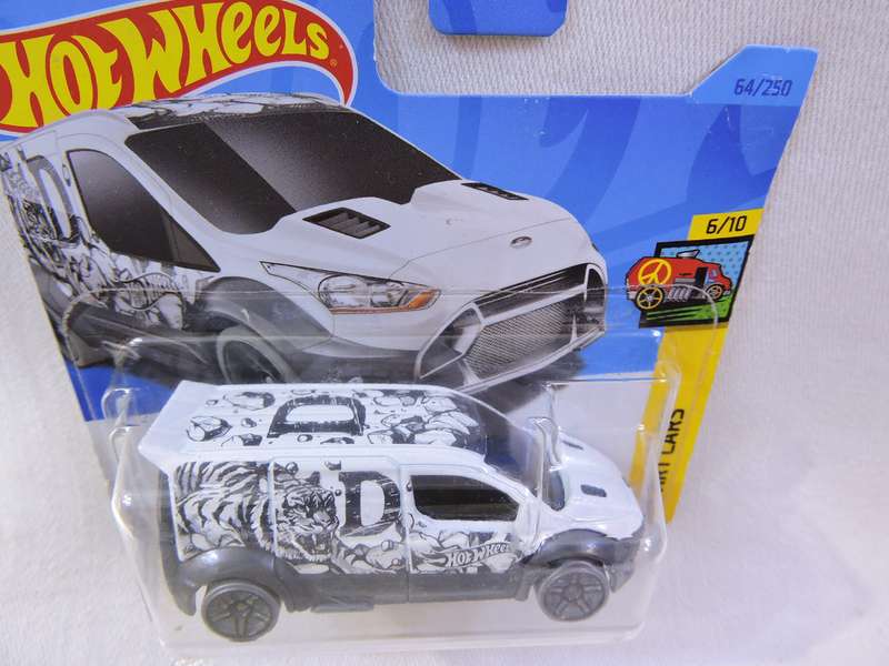 Hot Wheels FORD Transit Connect ( White )