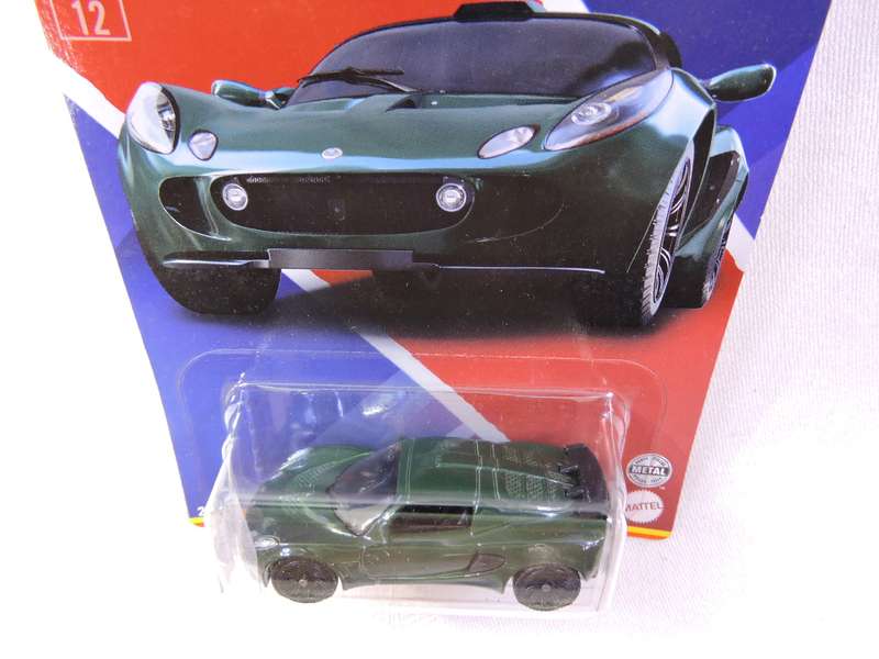 Matchbox LOTUS EXIGE ( Bottle Green ) UK 4/12 Long Card  Like Hot Wheels