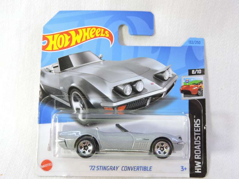 Hot Wheels CHEVY CHEVROLET Stingray Convertible ( Silver )