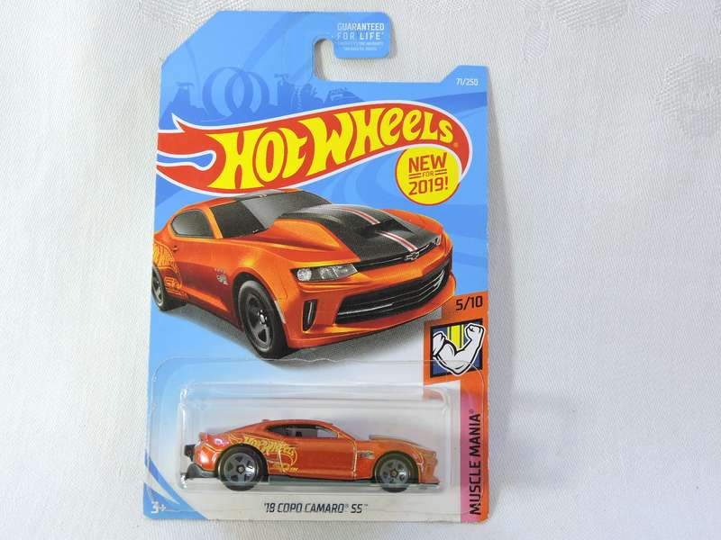 Hot Wheels CHEVY CHEVROLET Copo Camaro SS ( Bronze ) Long Card