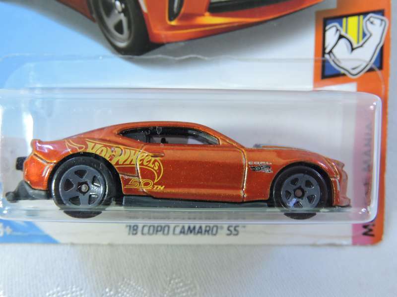 Hot Wheels CHEVY CHEVROLET Copo Camaro SS ( Bronze ) Long Card