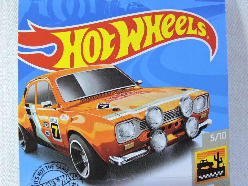 Hot Wheels FORD ESCORT RS1600  ( Orange ) Long card