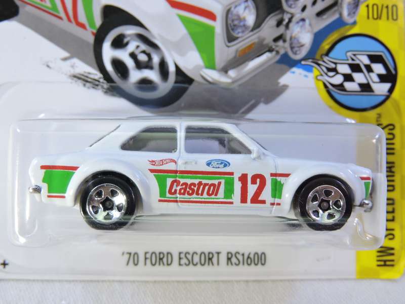 Hot Wheels FORD ESCORT RS1600  ( Castrol #12 ) Long card