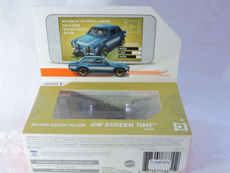 Hot Wheels FORD ESCORT RS1600  ( Limited id collectable  ) Sealed Box.