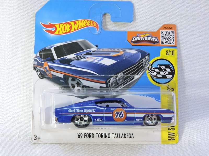 Hot Wheels FORD TORINO TALLADEGA ( Blue #76 )