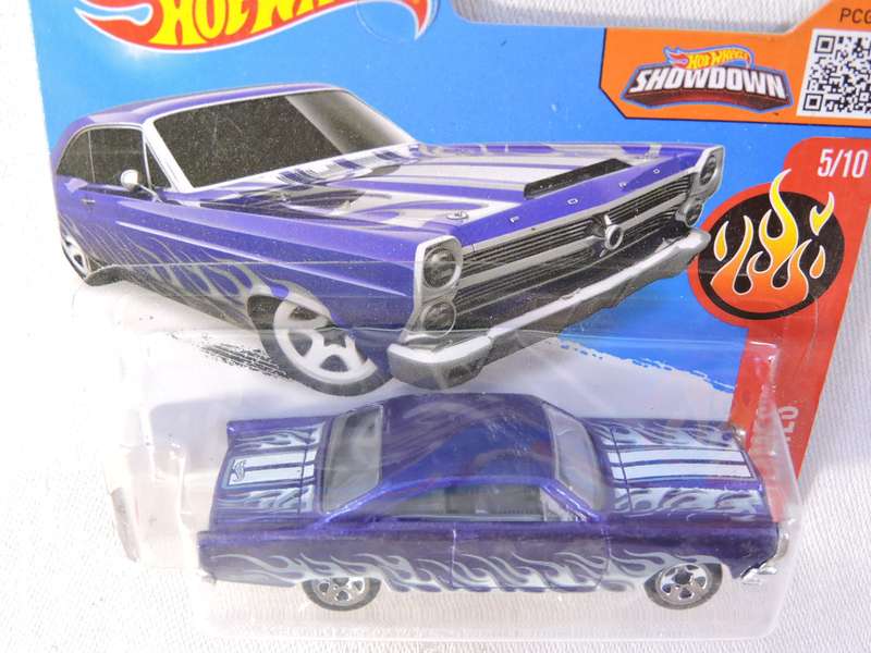 Hot Wheels FORD FAIRLANE 427  ( Purple with flames  )