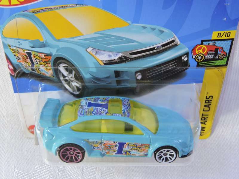 Hot Wheels FORD FOCUS  ( Blue #1  )