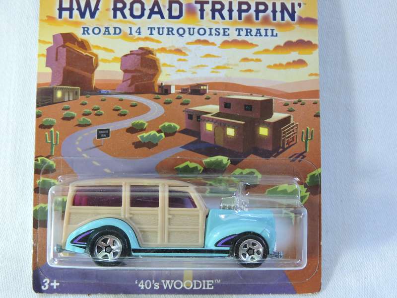 Hot Wheels FORD 40's Woodie ( HW Road Trippin ) Long Card 20/21 Full Metal