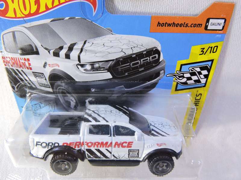 Hot Wheels FORD Ranger Raptor Pickup Bakkie ( White. Ford Performance )
