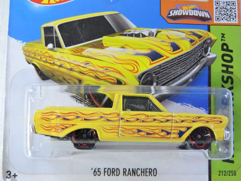 Hot Wheels FORD Ranchero Pickup Bakkie ( Yellow with flames )