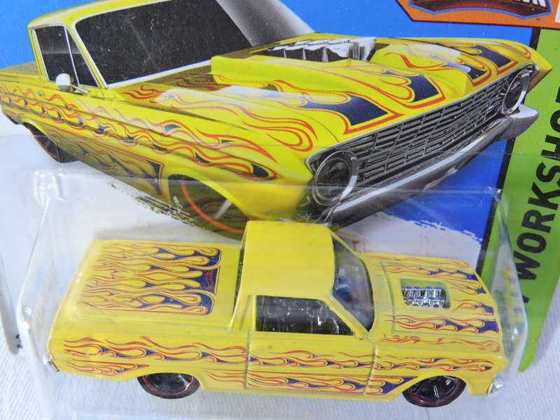 Hot Wheels FORD Ranchero Pickup Bakkie ( Yellow with flames )