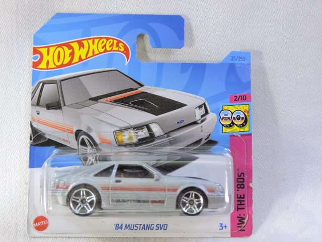 Hot Wheels FORD Mustang SVO ( Silver )