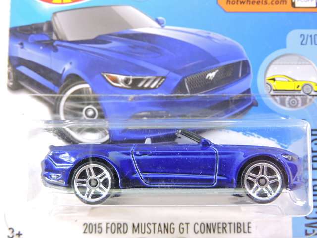 Hot Wheels FORD Mustang GT Convertible ( Royal Blue )