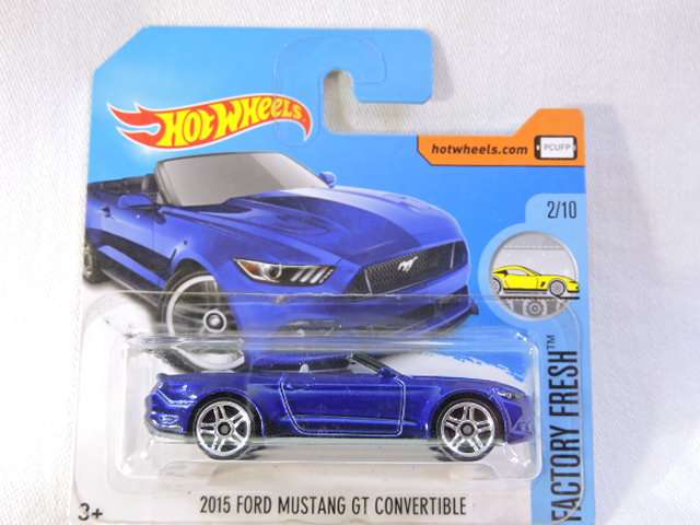 Hot Wheels FORD Mustang GT Convertible ( Royal Blue )