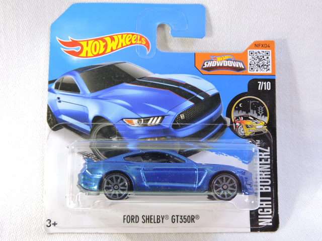 Hot Wheels FORD Mustang Shelby GT350R ( Blue )