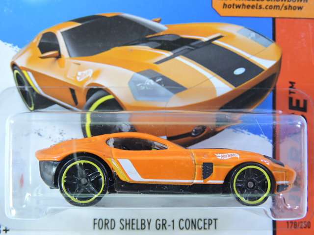 Hot Wheels FORD Mustang Shelby GR-1 Concept ( Orange )