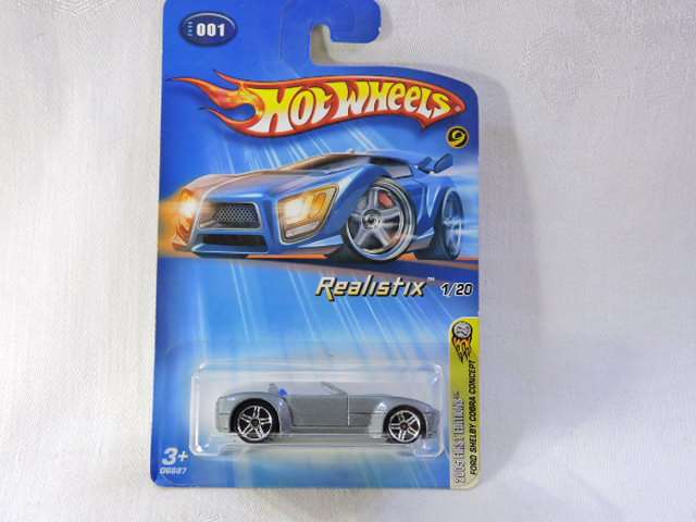 Hot Wheels FORD Shelby Shelby Cobra Concept ( Silver ) Like Mustang Long Card