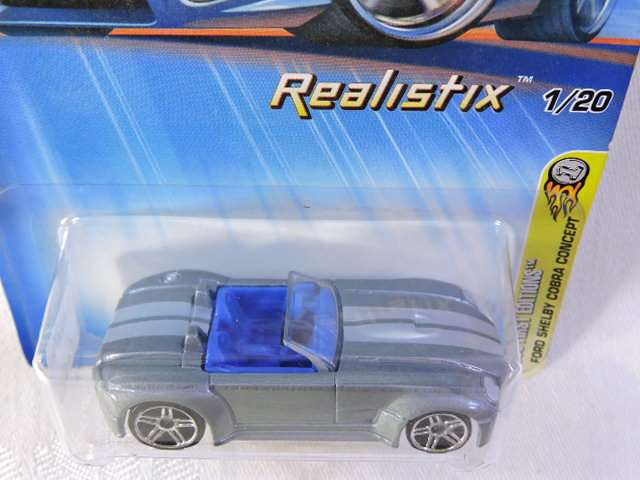 Hot Wheels FORD Shelby Shelby Cobra Concept ( Silver ) Like Mustang Long Card