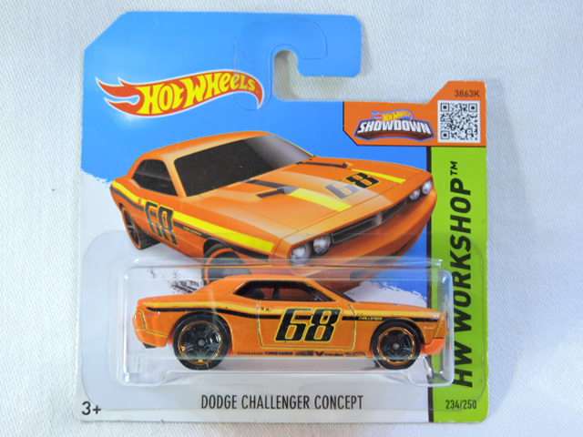 Hot Wheels DODGE Challenger Drift Concept ( Orange #68 )