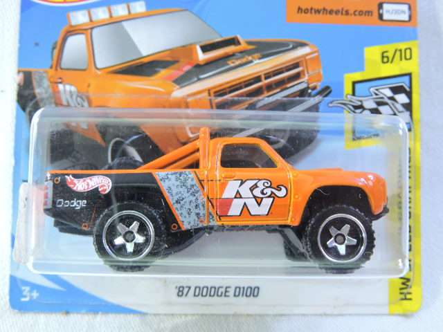 Hot Wheels DODGE D100 Pickup Bakkie  ( Orange K&N ) Like Ford