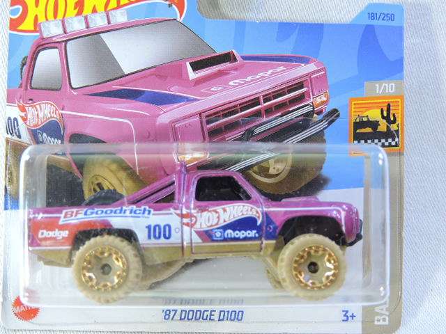 Hot Wheels DODGE D100 Pick up Bakkie ( Pink )  Like Ford