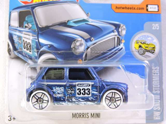 Hot Wheels  MORRIS MINI ( Blue #333 )