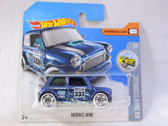 Hot Wheels  MORRIS MINI ( Blue #333 )