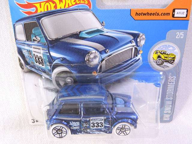 Hot Wheels  MORRIS MINI ( Blue #333 )
